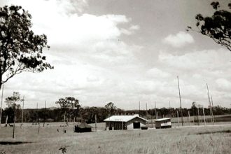 A picture of the WW11 Radio Receiving station taken during the War.