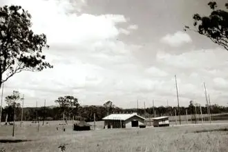A picture of the WW11 Radio Receiving station taken during the War.