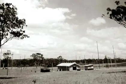 A picture of the WW11 Radio Receiving station taken during the War.