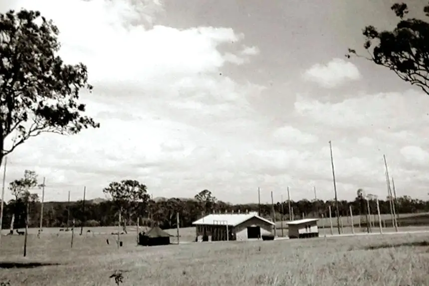 A picture of the WW11 Radio Receiving station taken during the War.