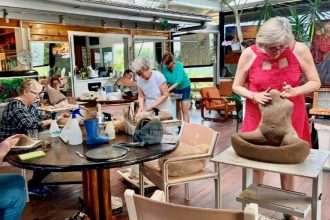 Many of the students gain a sense of calm and comfort from the class.