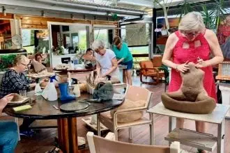 Many of the students gain a sense of calm and comfort from the class.