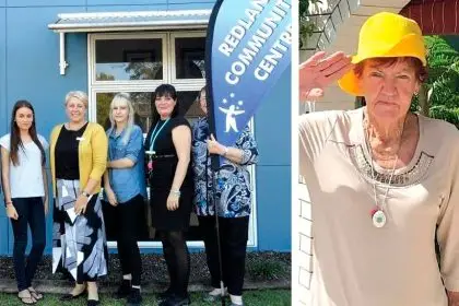 (Left) Support workers will use the funds in addressing urgent needs. (Right) The late Angela Petersen.