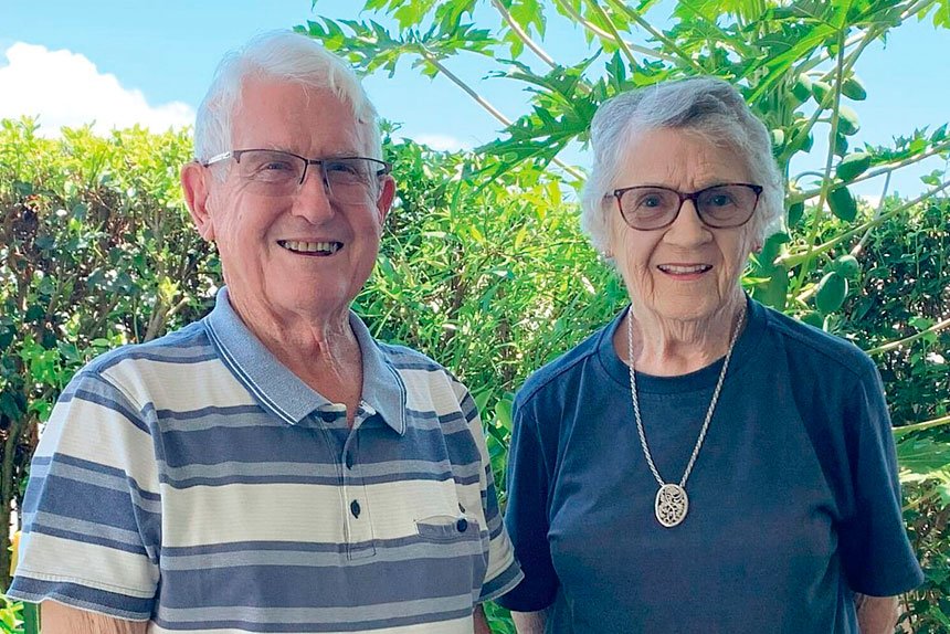 David and Eleanor Swallows experienced an unexpected event on Lord Howe Island.