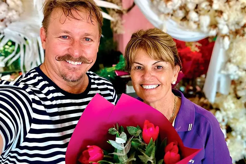 Re-elected Councillors Paul Bishop and Wendy Boglary celebrate victory. Picture: supplied (Wendy Boglary on Facebook)