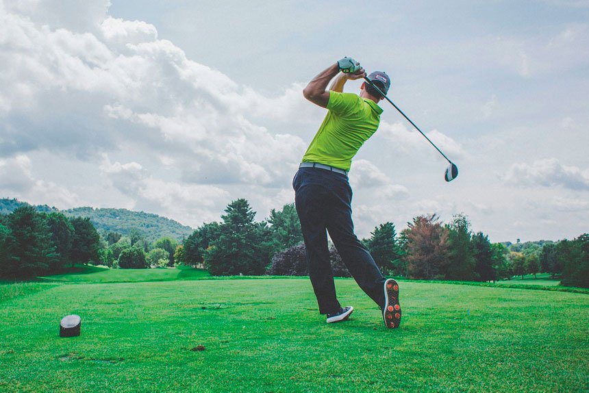 Golfers use patience , skill and practice for perfect play