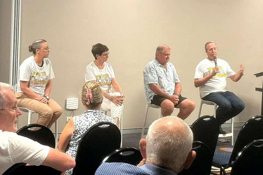 Guest speakers talk Youth Crime and lasting effects on victims.