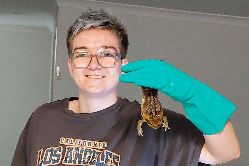 Property owners are urged to be cautious with pets around toads.