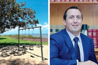 (Left) STILL IN PLAY: A revised development is mooted. (Right) Don Brown sees a revised development as a positive move.