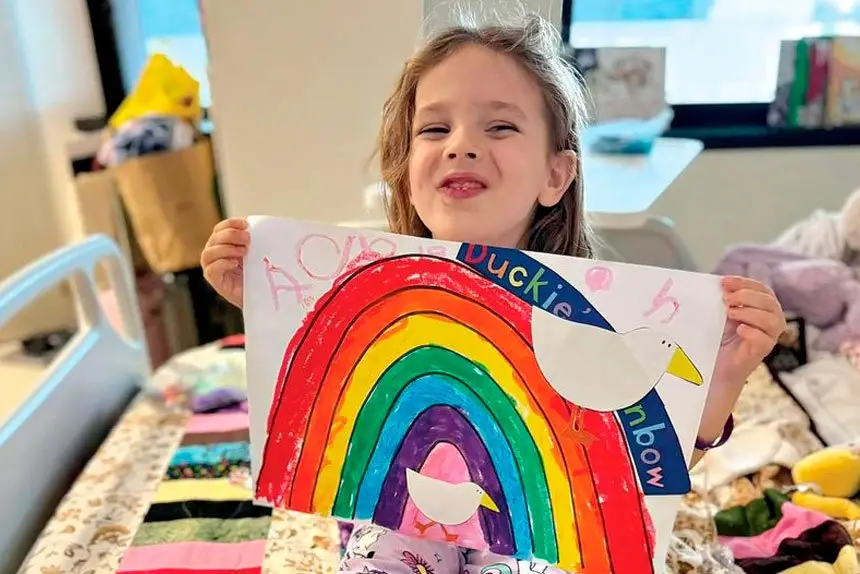 BRIGHT FUTURE: Addison Kemp is looking forward to the transfusion and all it will mean for her.