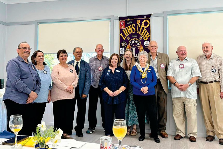 Members of the Capalaba Lions for 2024-25 are proud to serve their community.