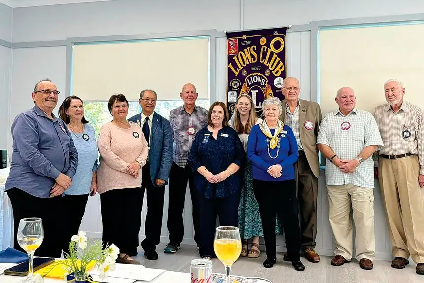 Members of the Capalaba Lions for 2024-25 are proud to serve their community.