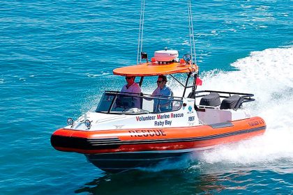 Raby Bay Marine Rescue services to integrate with new state service. PHOTO: VMRQ Raby Bay