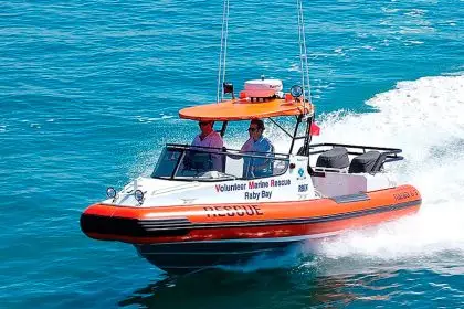 Raby Bay Marine Rescue services to integrate with new state service. PHOTO: VMRQ Raby Bay