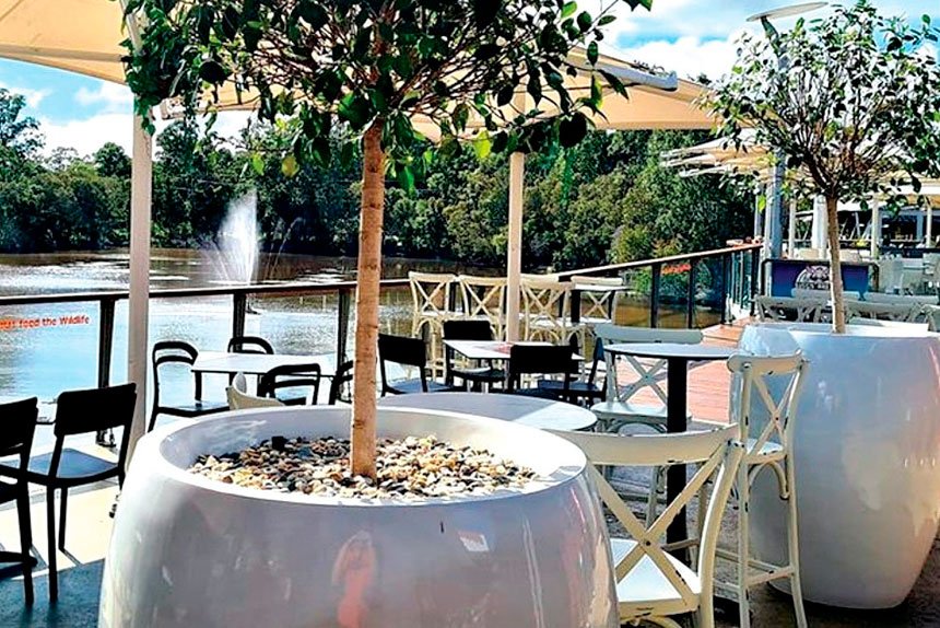 SERENE SETTING: Barcella is ideally located for functions.