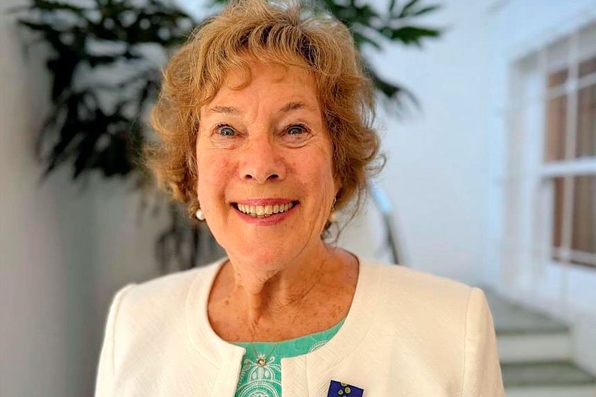 Tess Rowley received an Order of Australia medal in recognition of her service to community social welfare.