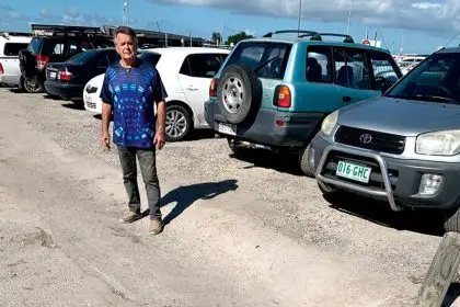 Trevor Porritt at Weinam Creek.