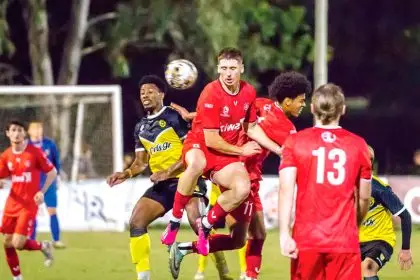 The Red Devils fought hard but went down 5-2 to the Wynnum Wolves.