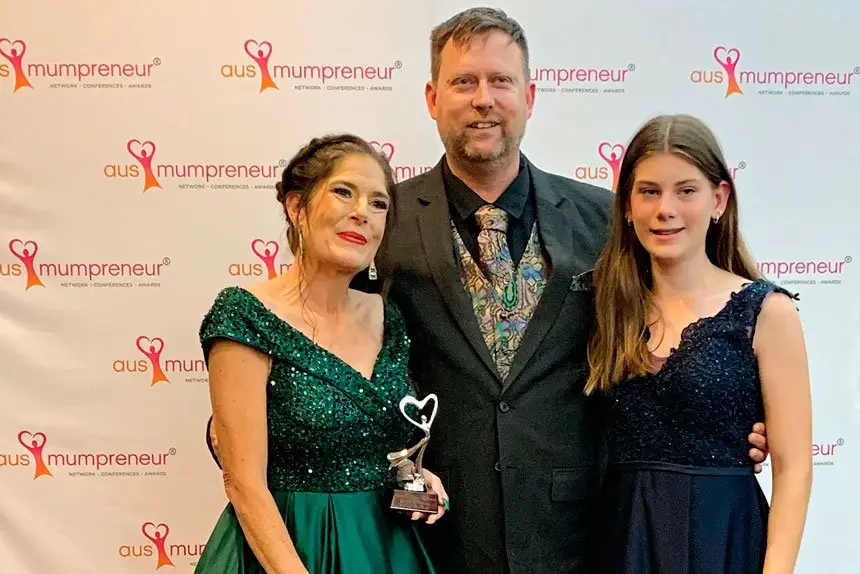 SUPER MUM: Bethany Chambers is determined to make Merry Go Round Toys a success.