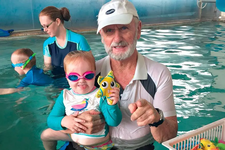 Barry Eldridge has coached swimmers of all ages for over 50 years.