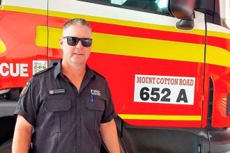 Mount Cotton-based firefighter Lochlan Patterson.
