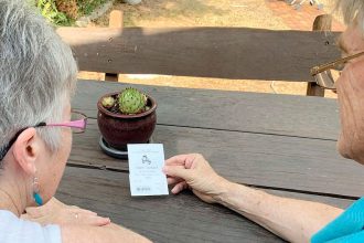 JUST THE TICKET: Winners are grinners.