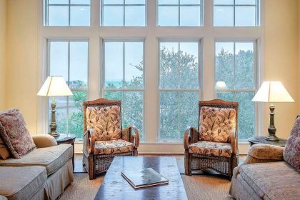 Windows play a crucial role in natural ventilation.