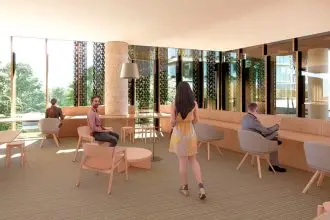 READING ROOM: An artist’s impression of the proposed new council library in the Capalaba Town Centre Revitalisation Project.