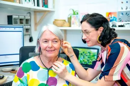 EAR EAR: No two ears are exactly the same, so careful fitting of hearing aids is essential.