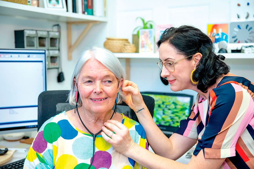 EAR EAR: No two ears are exactly the same, so careful fitting of hearing aids is essential.