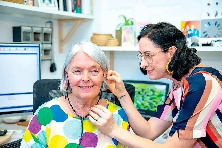 EAR EAR: No two ears are exactly the same, so careful fitting of hearing aids is essential.