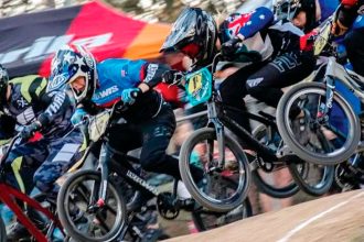 FULL SPEED AHEAD: Redlands BMX Club is back in action after the track was torn up by dirtbikes.