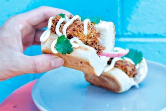 KOREAN FLAVOUR: The Fried Chicken Sandwich.