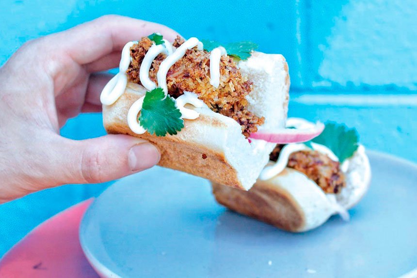 KOREAN FLAVOUR: The Fried Chicken Sandwich.