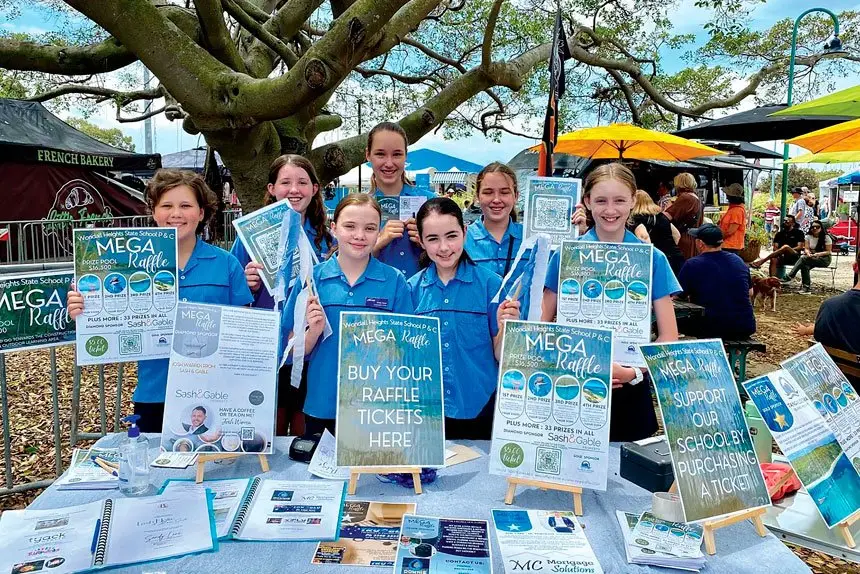 ON TRACK: The mega raffle is gaining great community support.