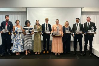 PROUD WINNERS: An amazing array of sporting talent.