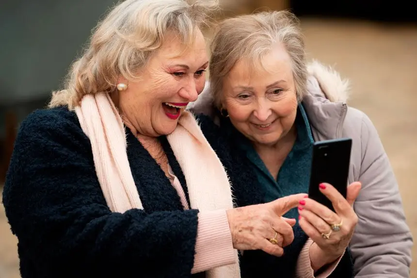 STAY CONNECTED: Keeping in touch with friends and family is vital.