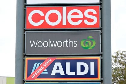 Woolworths and Coles account for about 67 per cent of all supermarket sales. PHOTO: Darren England/AAP PHOTOS