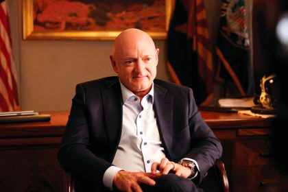 Former astronaut and US Senator Mark Kelly.