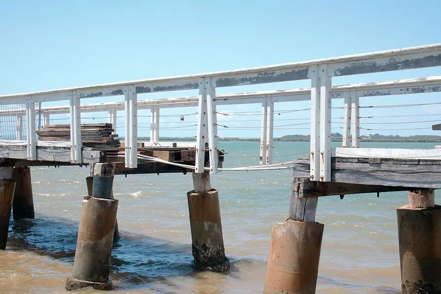 Wellington Point Jetty is closed again for maintenance.