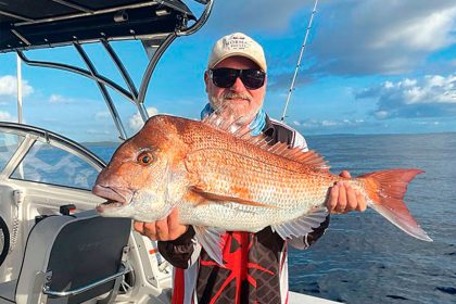 WHAT A BEAUTY: Craig Chapman with a prized catch.