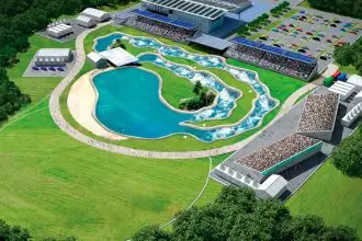 The Birkdale Whitewater Centre is planned to be developed as a sustainable international-standard whitewater venue at the Birkdale Community Precinct.
