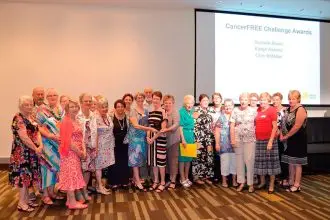 The fabulous group of volunteers in the Redlands Branch of Cancer Council Queensland.