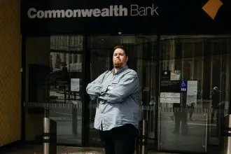 Commonwealth Bank worker Adrian Thoen and his colleagues received full back pay with interest and he hopes no more workers will have to go through a similar ordeal. PHOTO: AAP Image/Diego Fedele