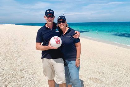 Christian and Judy Gruber, living the dream as caretakers of properties around the world.