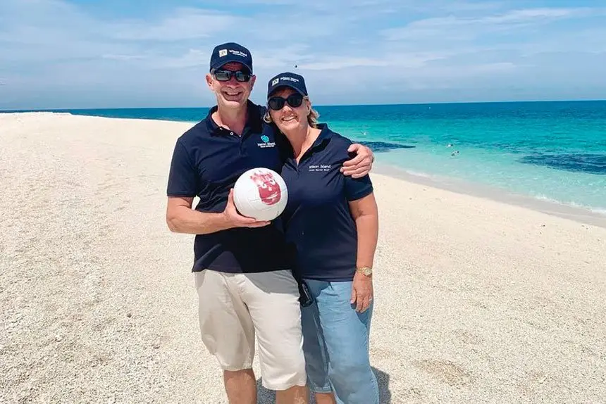 Christian and Judy Gruber, living the dream as caretakers of properties around the world.