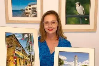 FEELS LIKE HOME: Angela Paxton shared that while each painting becomes a new favourite, her depiction of Oyster Point would always hold the deepest sense of home for her.