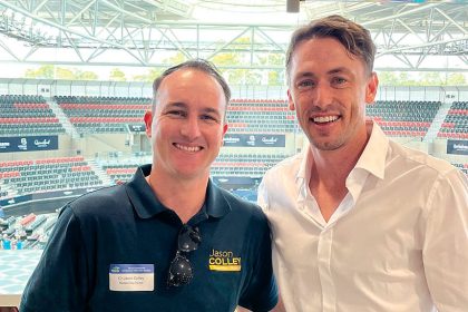 A highlight for Jason Colley was speaking with Australian tennis stalwart John Millman, who famously defeated Roger Federer at the US Open.