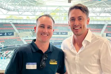 A highlight for Jason Colley was speaking with Australian tennis stalwart John Millman, who famously defeated Roger Federer at the US Open.