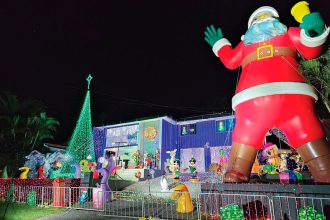 SANTA OUT: The Gillis family has decided to retire the display in 2025.